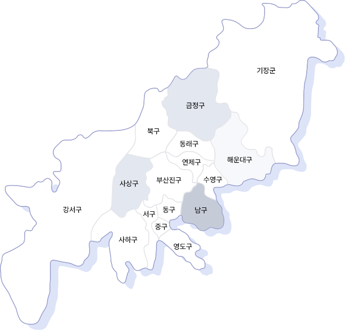 부산 지도